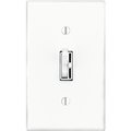 Lutron Ariadni Dimmer, 5 A, 120 V, 600 W, Halogen, Incandescent Lamp, 3Way, Ivory TG-603PH-IV